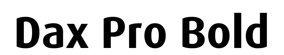 Dax Pro Bold Font Download Free